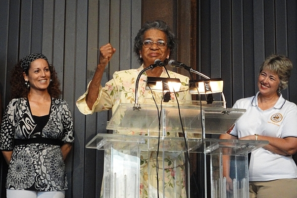 Houston Mayor Annise Parker honored Ms Izola Collins, author of the book Island of Color: Where Juneteenth Started with a proclamation for her contribution to the our region's cultural history.