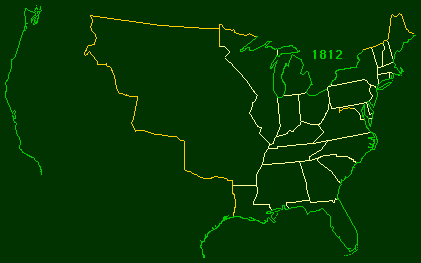 Us Map 1812